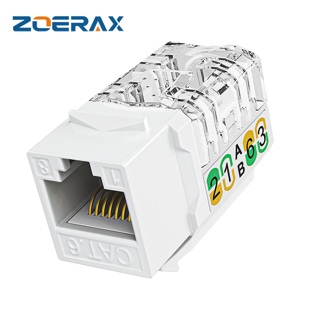 Rj45 Jack - ZoeRax RJ45 Cat6/5e Тонкий профиль Keystone