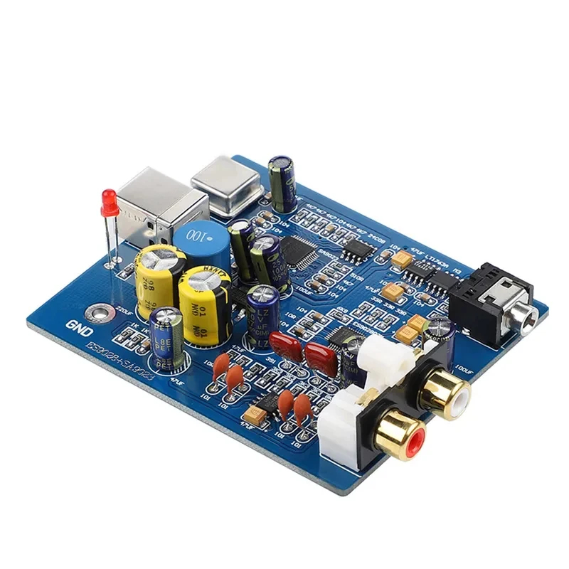 Audio Amplifier Board - Плата USB-декодера YJ00130 ES9028K2M+SA9023: Модуль аудиодекодирования