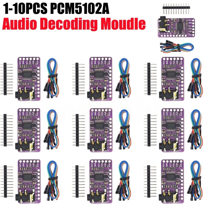 Pcm5102 - 1-10 шт. ЦАП-декодер I2S PCM5102A GY-PCM5102,