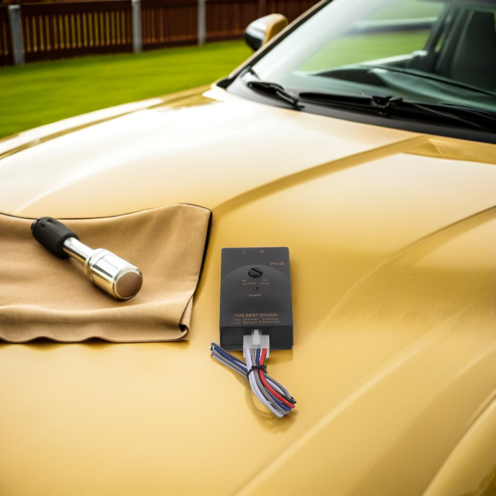 Subwoofer - Двухканальный автомобильный адаптер-преобразователь высокого и низкого
