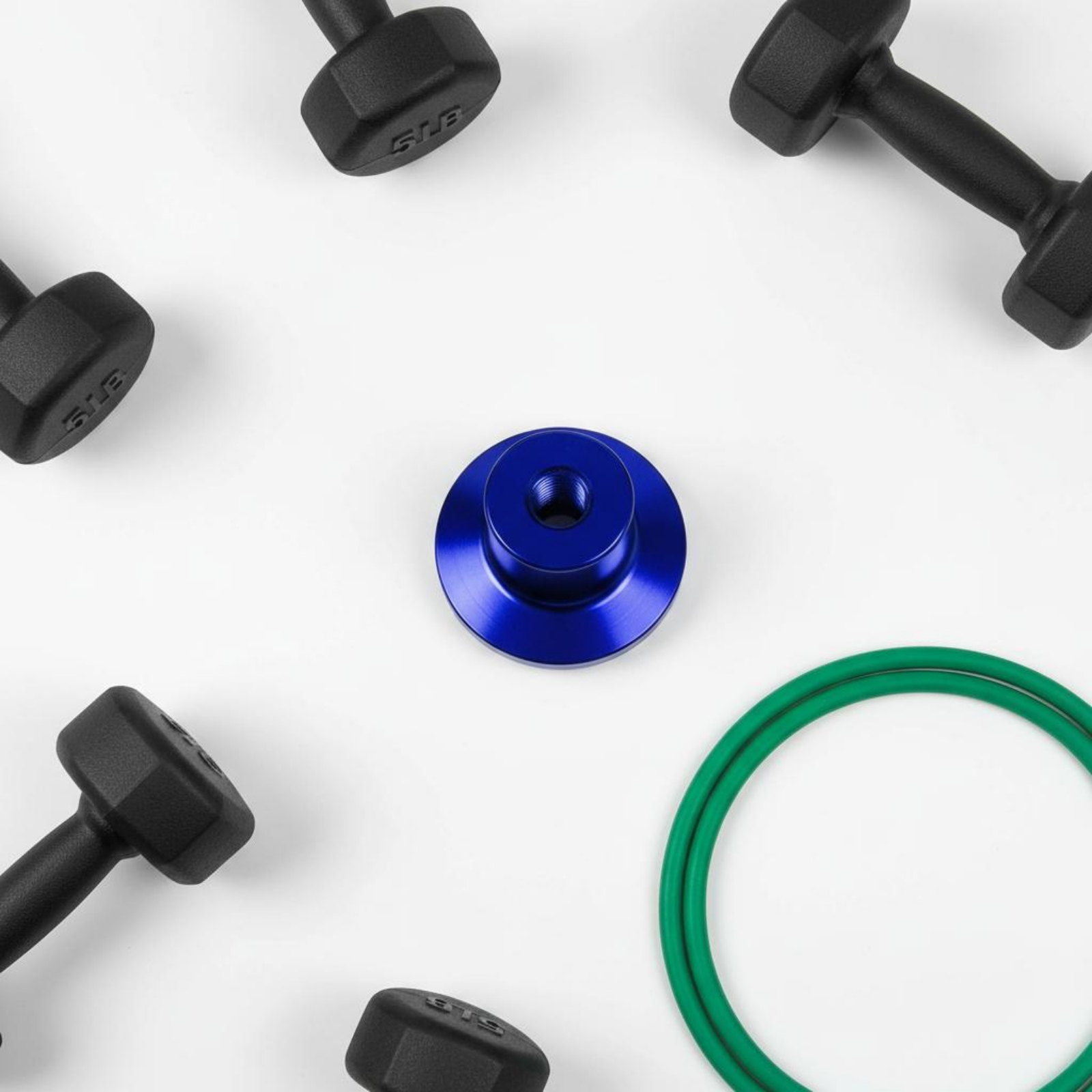 Knob Aluminum - Ручка-кнопка M10 с широкой основой, алюминиевая,