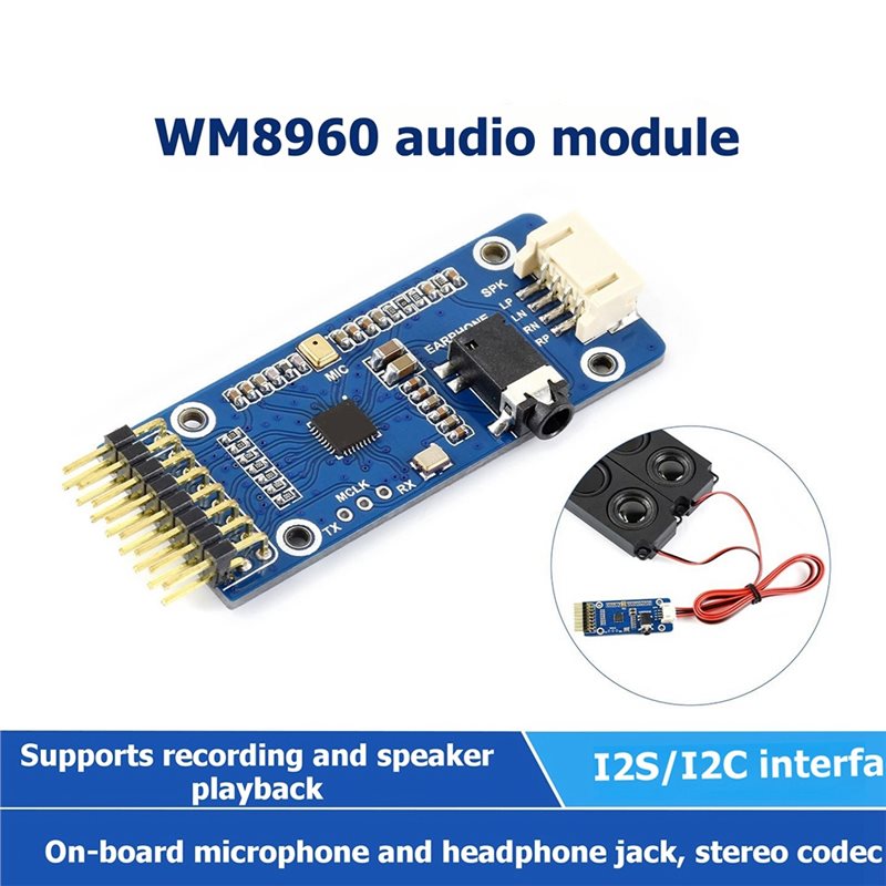Diy Speaker - WM8960 – модуль аудиокодека для Raspberry