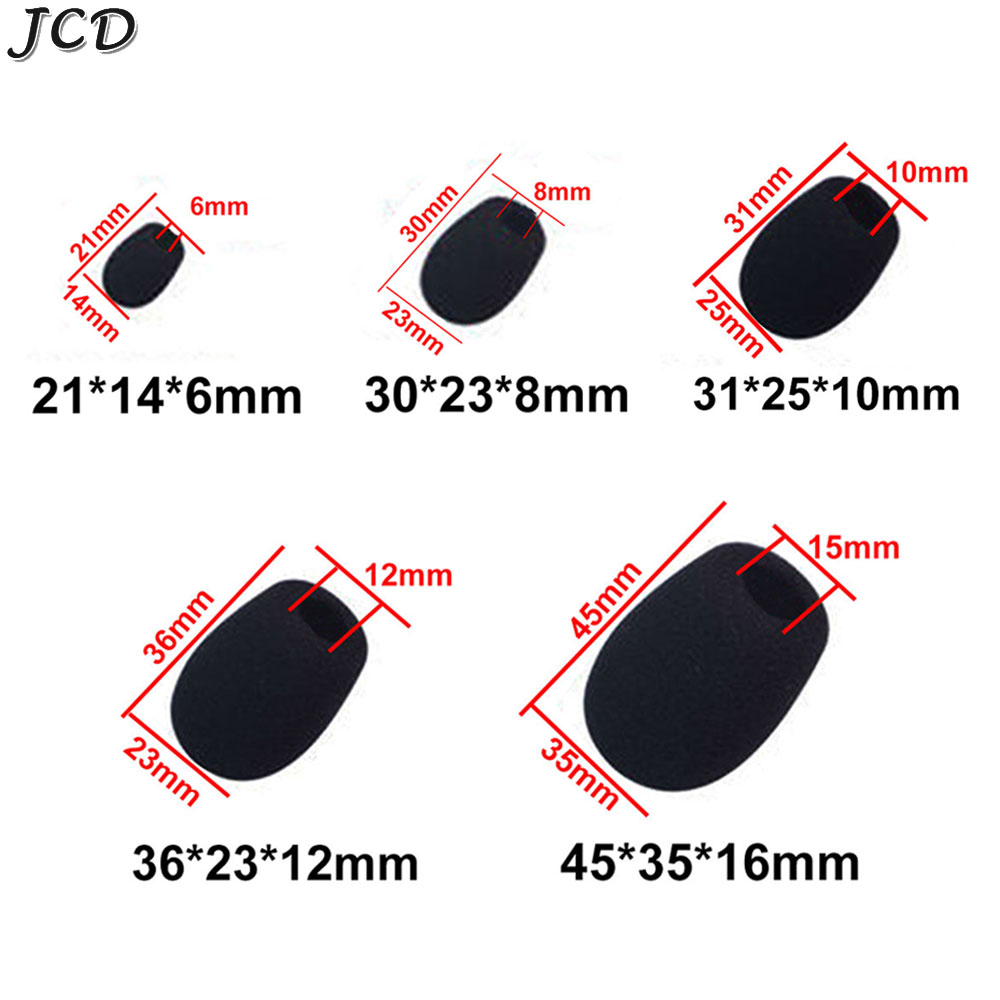 Microphone Capsule - JCD пенопластовые чехлы для мини-микрофонов, защитные