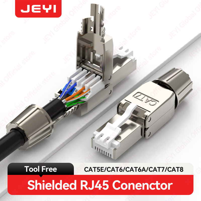 Разъем JEYI CAT7 6A RJ45 8P8C  – обзор и цена Rj45 Jack
