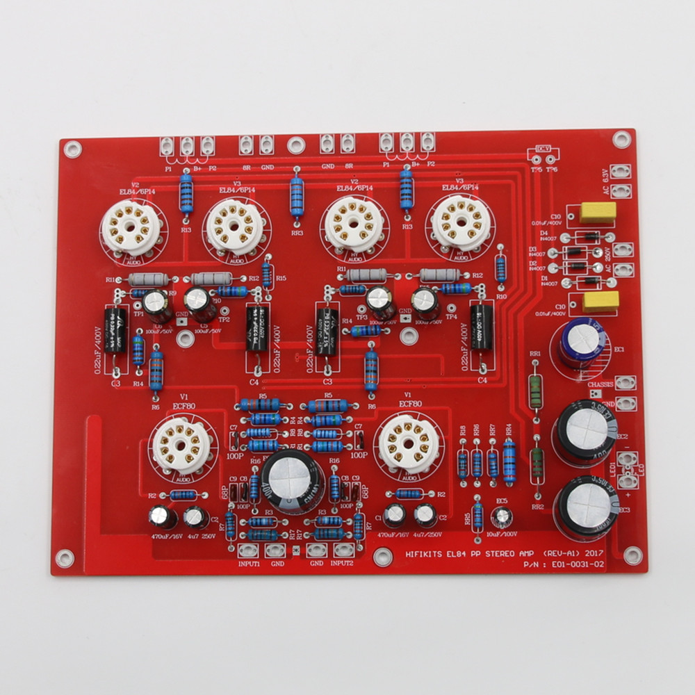 Плата усилителя HiFi EL84+ECF8 – обзор и цена Audio Amplifier Board