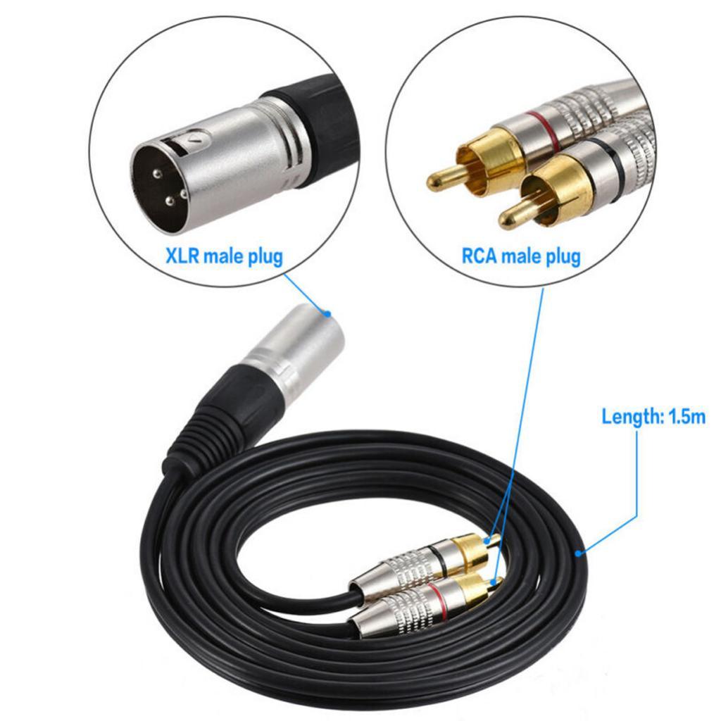 Кабель-разветвитель XLR для ау – обзор и цена Rca Cable
