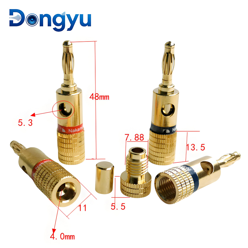 Аудиоразъемы Nakamichi 4 мм, п – обзор и цена Banana Plug