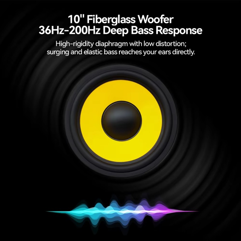 10-дюймовый активный сабвуфер  – обзор и цена Subwoofer