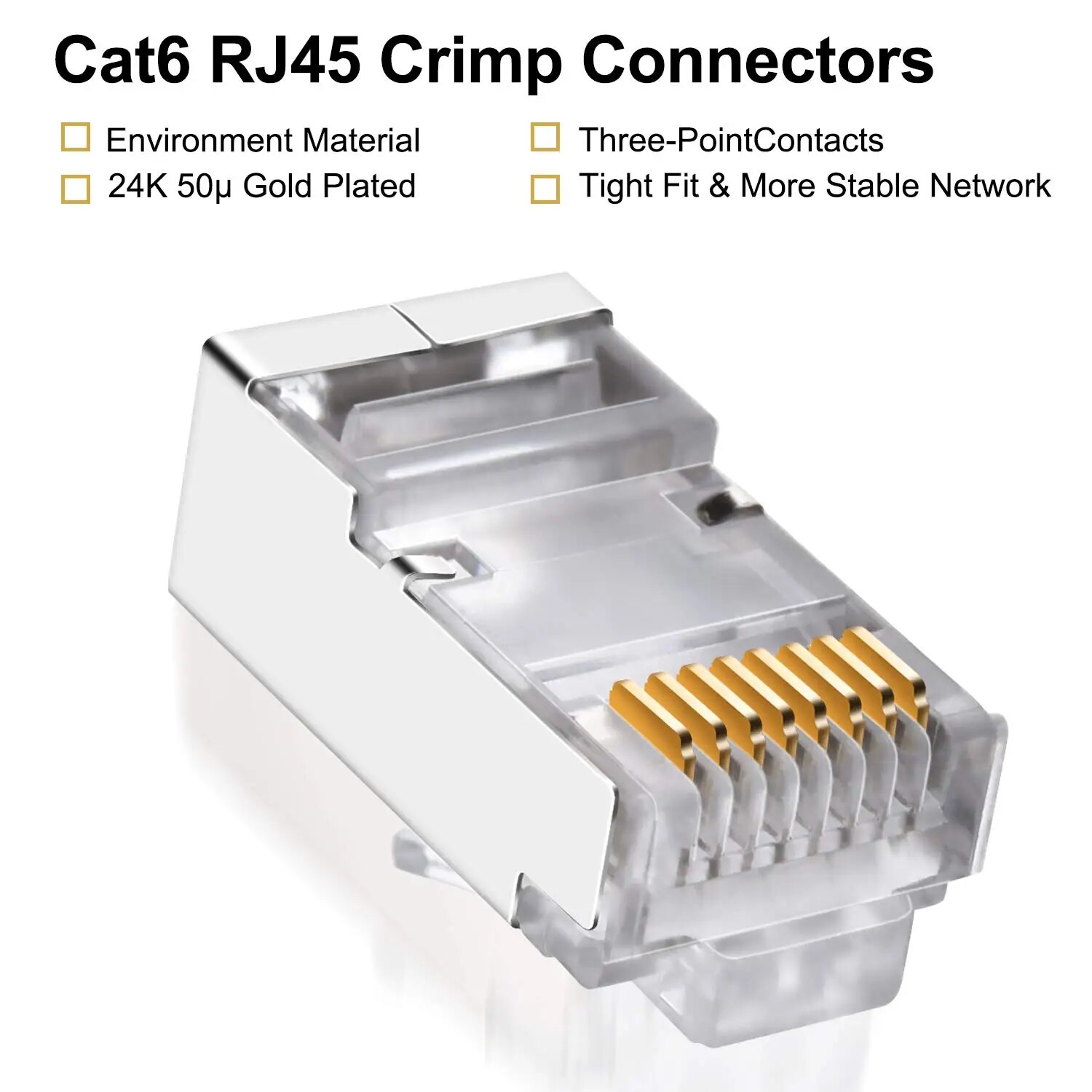 ZoeRax 50 шт. разъемы Cat6 RJ4 – обзор и цена Rj45 Jack