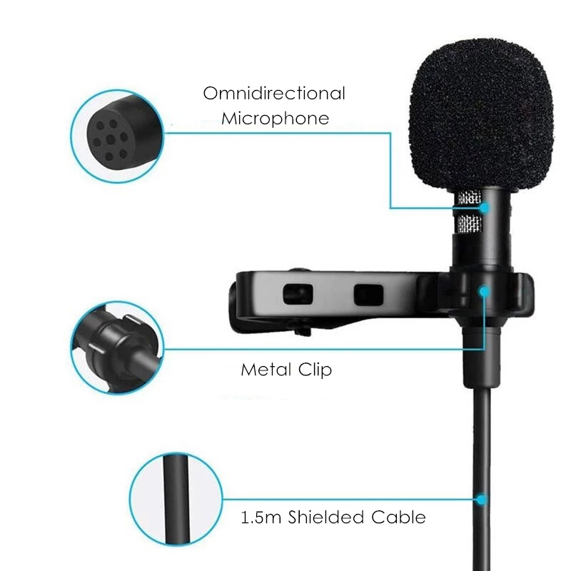 3,5 мм мини-портативный петлич – обзор и цена Microphone Capsule