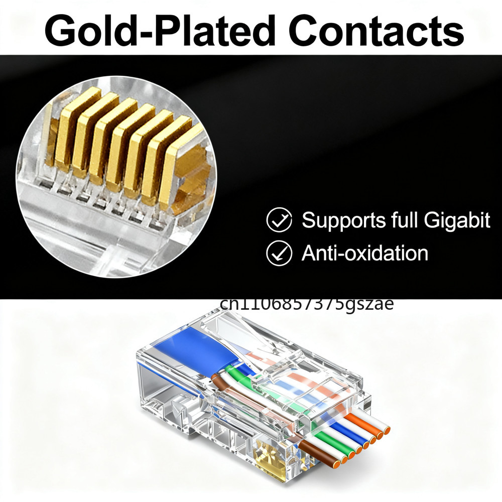 10/50/100 шт. CAT6 RJ45 разъем – обзор и цена Rj45 Jack