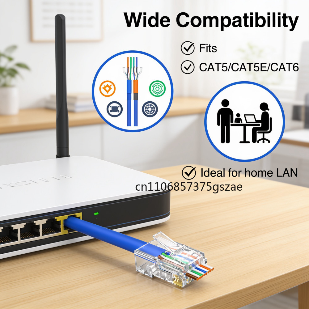 10/50/100 шт. CAT6 RJ45 разъем – обзор и цена Rj45 Jack