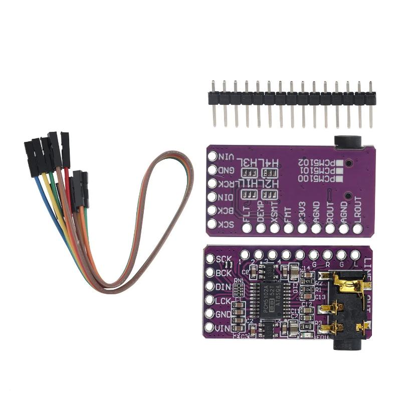 Плата декодера ЦАП PCM5102 I2S – обзор и цена Pcm5102